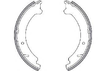LUCAS ELECTRICAL GS8599 Комплект гальмівних колодок, стоянкова гальмівна система