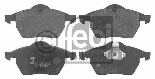 OPEL 1605 912 S1 Комплект гальмівних колодок, дискове гальмо