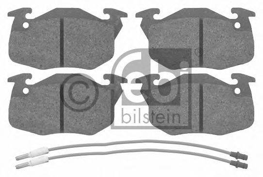 FEBI BILSTEIN 20905 Комплект гальмівних колодок, дискове гальмо