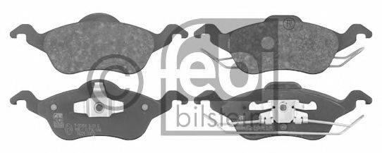 FEBI BILSTEIN 16279 Комплект гальмівних колодок, дискове гальмо