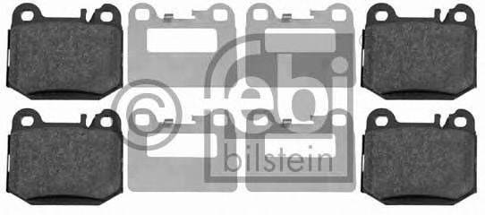 FEBI BILSTEIN 16437 Комплект гальмівних колодок, дискове гальмо