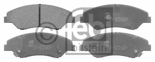 FEBI BILSTEIN 16557 Комплект гальмівних колодок, дискове гальмо