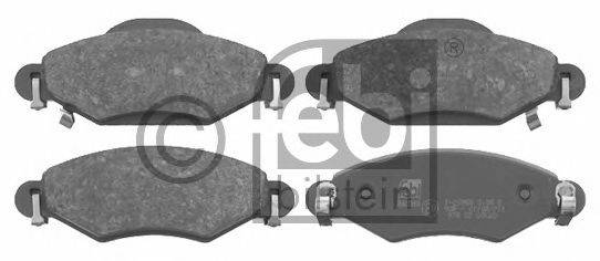 FEBI BILSTEIN 16576 Комплект гальмівних колодок, дискове гальмо