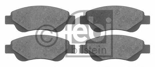 FEBI BILSTEIN 16589 Комплект гальмівних колодок, дискове гальмо