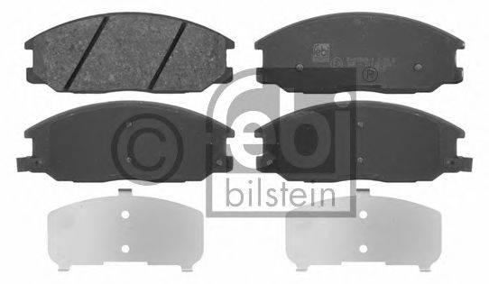 FEBI BILSTEIN 16682 Комплект гальмівних колодок, дискове гальмо
