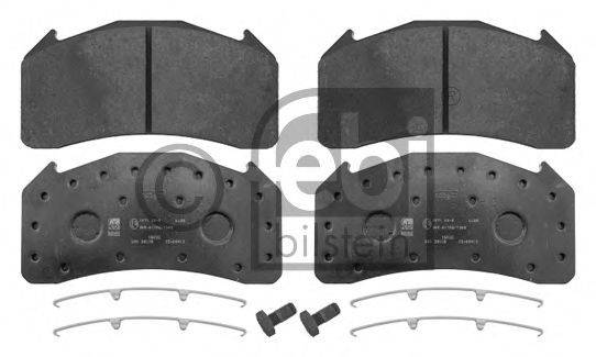 E.T.F. 125319 Комплект гальмівних колодок, дискове гальмо