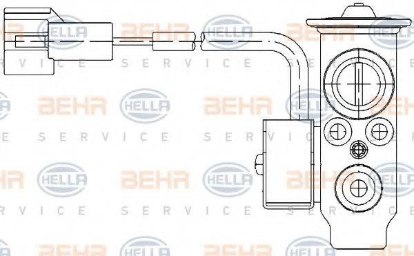 BEHR HELLA SERVICE 8UW351234191 Розширювальний клапан, кондиціонер