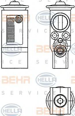 BEHR HELLA SERVICE 8UW351234231 Розширювальний клапан, кондиціонер