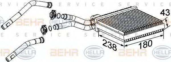 BEHR HELLA SERVICE 8FH 351 315-631