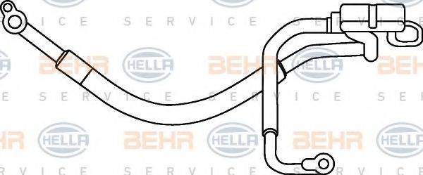 BEHR HELLA SERVICE 9GS351331311 Трубопровід високого тиску, кондиціонер
