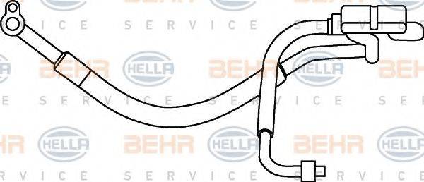 BEHR HELLA SERVICE 9GS351337121 Трубопровід високого тиску, кондиціонер