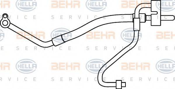 BEHR HELLA SERVICE 9GS351337161 Трубопровід високого тиску, кондиціонер