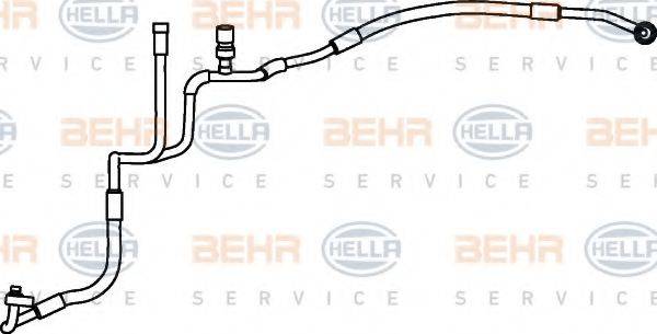 BEHR HELLA SERVICE 9GS351337211 Трубопровід високого тиску, кондиціонер
