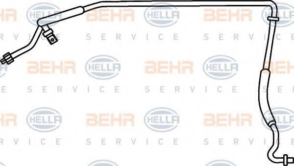 BEHR HELLA SERVICE 9GS351337301 Трубопровід високого тиску, кондиціонер