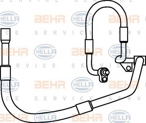 BEHR HELLA SERVICE 9GS351337331 Трубопровід високого тиску, кондиціонер