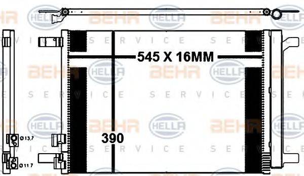 BEHR HELLA SERVICE 8FC 351 343-111