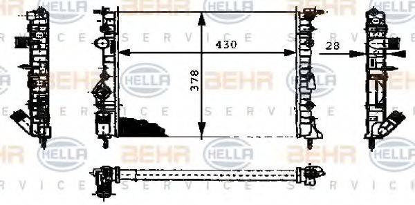 BEHR HELLA SERVICE 8MK 376 716-161