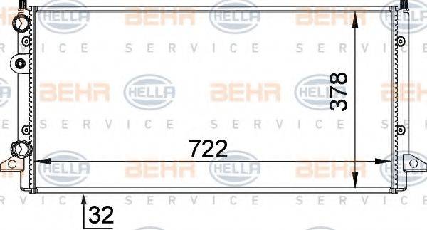 BEHR HELLA SERVICE 8MK 376 717-751