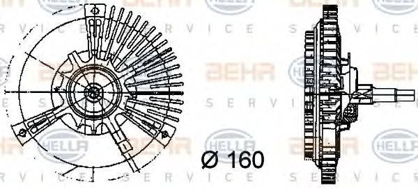 BEHR HELLA SERVICE 8MV 376 731-131