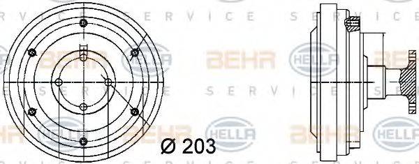 BEHR HELLA SERVICE 8MV 376 731-361