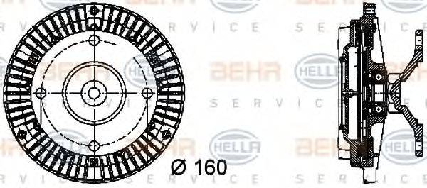 BEHR HELLA SERVICE 8MV 376 732-051