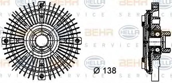 BEHR HELLA SERVICE 8MV 376 732-211