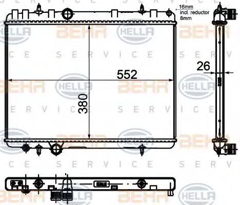 BEHR HELLA SERVICE 8MK 376 755-331