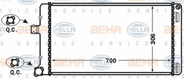 BEHR HELLA SERVICE 8MK 376 767-641