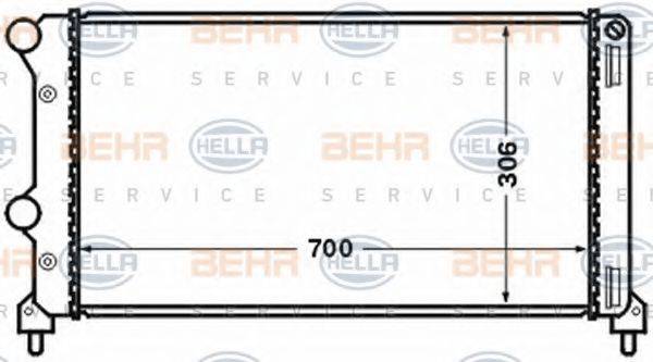 BEHR HELLA SERVICE 8MK 376 767-701