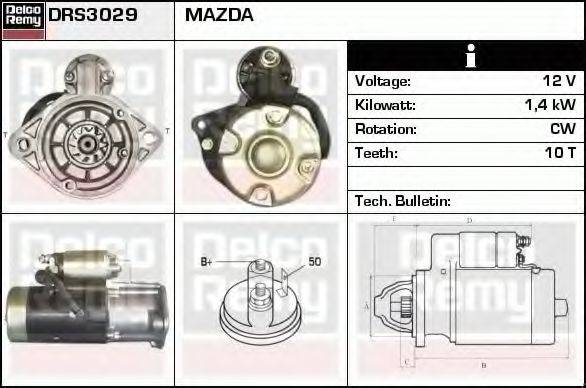 MAZDA PN11-18-400EX Стартер
