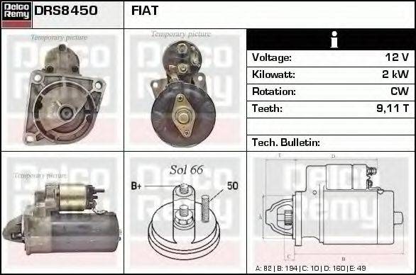 DELCO REMY DRS8450