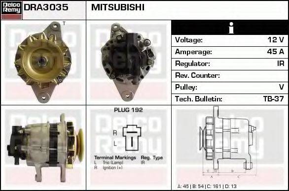 MITSUBISHI A3T35577 Генератор
