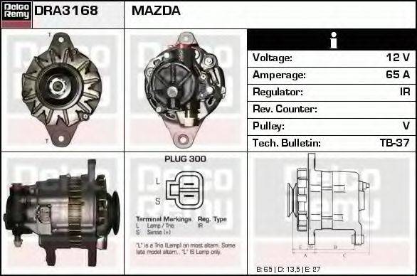 MAZDA PN40-18-300EX Генератор