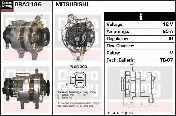 MITSUBISHI MD102864R Генератор