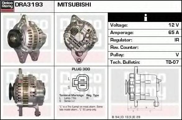 MITSUBISHI MD111205 Генератор