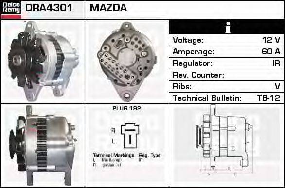 MAZDA HE21-18-300EX Генератор