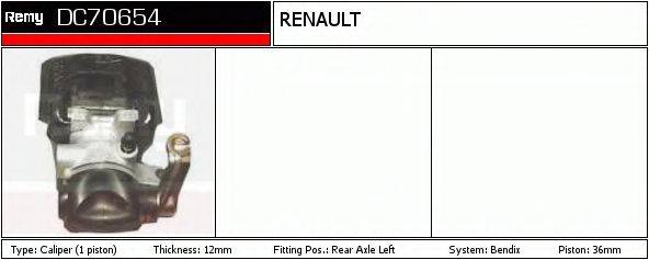 RENAULT TRUCKS 7701200588 Гальмівний супорт