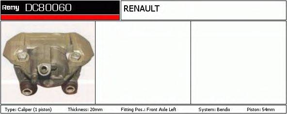 RENAULT TRUCKS 7701200701 Гальмівний супорт