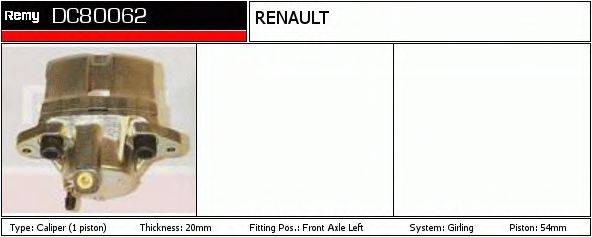 RENAULT TRUCKS 7701201664 Гальмівний супорт