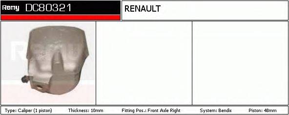 RENAULT TRUCKS 7701006629 Гальмівний супорт