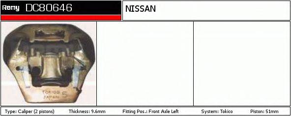 NISSAN 41010H8700 Гальмівний супорт