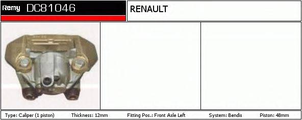 RENAULT TRUCKS 7701201465 Гальмівний супорт