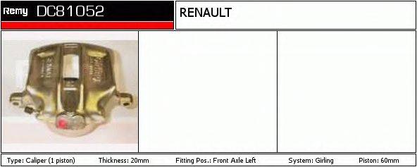 RENAULT TRUCKS 7701202046 Гальмівний супорт
