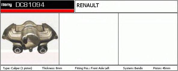 RENAULT TRUCKS 7701202206 Гальмівний супорт
