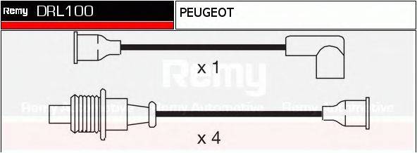 PEUGEOT 5967C5 Комплект дротів запалювання
