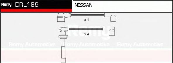 NISSAN 22440-0C828 Комплект дротів запалювання
