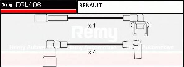 RENAULT TRUCKS 7700850309 Комплект дротів запалювання