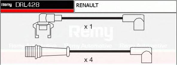 DELCO REMY DRL428 Комплект дротів запалювання