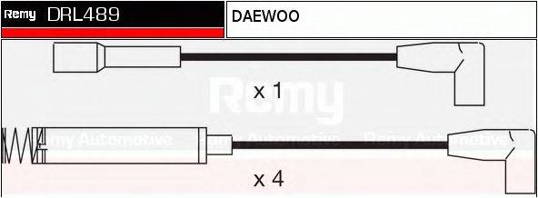 DELCO REMY DRL489 Комплект дротів запалювання