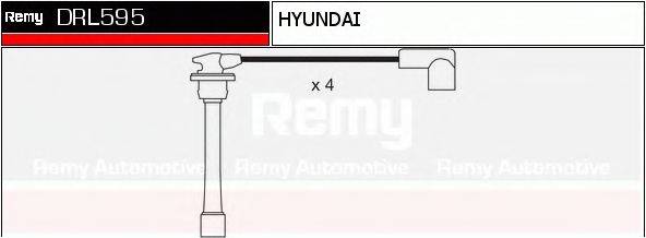 DELCO REMY DRL595 Комплект дротів запалювання